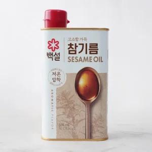 CJ 백설 고소함 가득 참기름 500ml