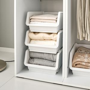 인더비 적층형 슬라이딩 공간박스 수납바구니 3P