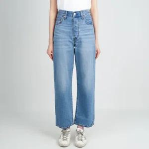 리바이스 여성 청바지 립케이지 앵클 스트레이트 라이트블루 726930130