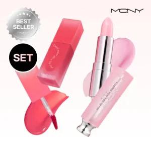 [SET] 맥퀸뉴욕 듀이 워터 글로우 립틴트 + 러빙유 틴트 립밤