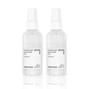 [이니스프리] 이니스프리 마이 퍼퓸드 바디 앤 헤어 미스트 100mL 피치 프룻 2개