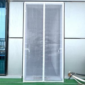 대형 벨크로 자석 화이바 방충망 현관 방문 스크롤 롤 베란다 모기장