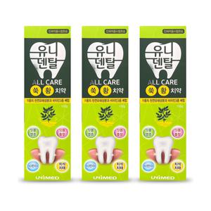 잇몸 유니메드 유니덴탈 치약 100g x 3개 미백 출혈 치태 치석 시린이 천연 올 케어