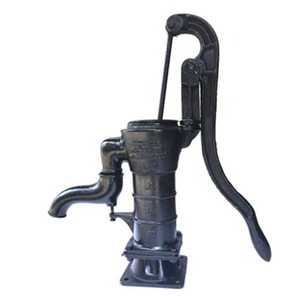 작두 펌프 무쇠 지하수 마당 양수기 농촌 옛날 연못