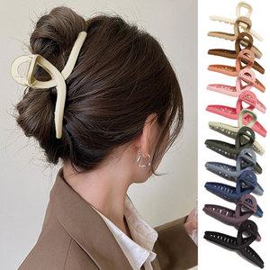 13cm 무광 꼬임 대형 집게핀 올림머리 반머리 반묶음 대왕 큰 헤어핀 머리핀
