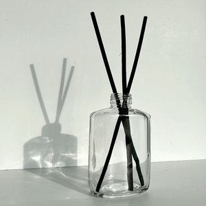 디퓨저 용기-모먼트(뚜껑 포함)-200ml 납작 유리병 공병 방향제 하바리움 만들기