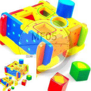 위성천상회 DIY 입체도형조립퍼즐 아기도형끼우기 모양맞추기장난감