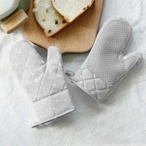 (그레이 2P) 무핀 주방 오븐장갑/장갑/냄비장갑/오븐용/베이킹/손/보호/손보호/부엌/요리/전자렌지/렌지