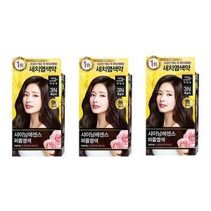[미쟝센] 미쟝센 샤이닝에센스 염색약 3개입 흑갈색3N
