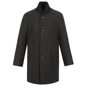 [레노마 옴므]레노마 울혼방 시보리넥 스탠다드핏 코트 브라운 RNLMBH74A