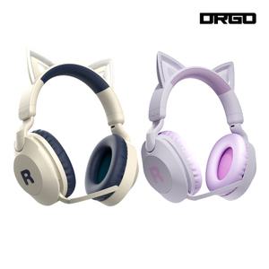 디알고 고양이귀 키즈 블루투스 스터디 어학용 헤드셋 BH038M