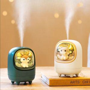 귀여운 가습기 사무실 가정용 탁상용 침실 미니가습기 USB 인테리어 캐릭터가습기 캐릭터 휴대용