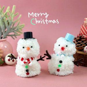 [쌈지네]눈사람 모루 인형 키링 만들기 - 1인세트