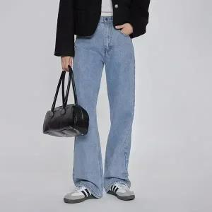 핫핑 [롱다리핏] 데이즈 속밴딩 루즈 일자핏 데님 팬츠