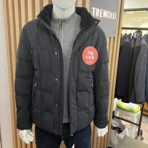 [트레몰로] HC09 구스점퍼 (주)세정 인디안 어반 남성 퀼팅 네이비 토끼모피 TRBKD (S11458808)