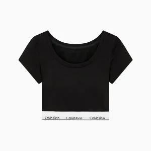 [Calvin Klein Underwear](본점)여성 모던 코튼 티셔츠 아웃푸쉬 브라렛 QF8066AD-UB1