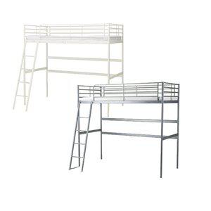 [마켓비]이케아 SVARTA 스베르타 로프트침대프레임 90x200cm/이층침대/2층침대/사다리침대