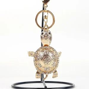 골드 보석거북이 열쇠고리 키홀더 키링/자동차/키/홀더/가방/걸이/고리/악세사리/지갑