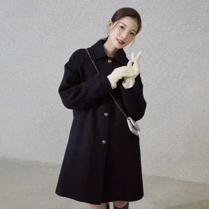 [LAP](타임스퀘어점패션관)[신세계 단독][캐리오버]래글런소매 하프 단직 코트 (AQ4WTM61)