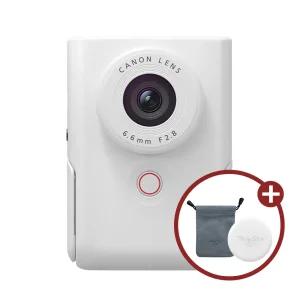 캐논 공식총판 파워샷 V10 (화이트) + 파우치 + 렌즈 캡 브이로그 카메라