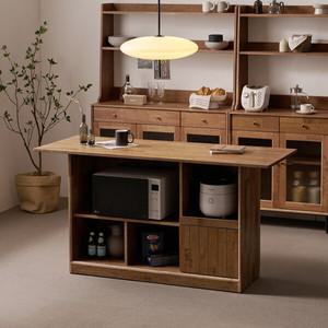 나무뜰 헤이즐 원목 주방렌지대 아일랜드 식탁 테이블 홈바 수납장 1600 GM424C