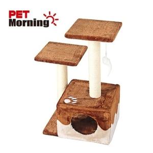 고양이 단독무료 브라운 미니 캣타워 (WC70367)