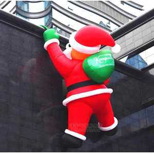 벽타는 산타 풍선 대형 야외 입간판 크리스마스 장식