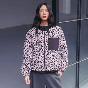 [LAP](강남점)호피 퀼팅 뽀글이 무스탕 점퍼 AQ4MZA60