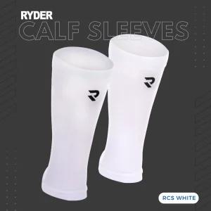 라이더 RYDER 카프 슬리브 2024 RCS-2 WHITE 화이트 종아리 보호대 배드민턴 탁구 스쿼시