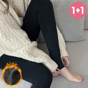 어나더뷰 1+ 1 후끈 융털안감 스타킹 밍크 겨울 레깅스 782