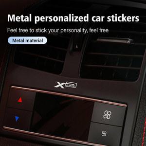 3D 금속 자동차 엠블럼 로고 장식 스티커 데칼 기아 X라인 스포티지 소울 리오호환 8