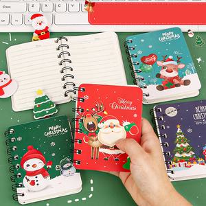 크리스마스 스프링 미니 수첩 메모장 캐릭터 노트 단체 대량 선물