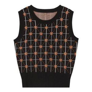 [갤러리아] [SI]프린팅 비스코스 니트 베스트(SHJ2790VU)