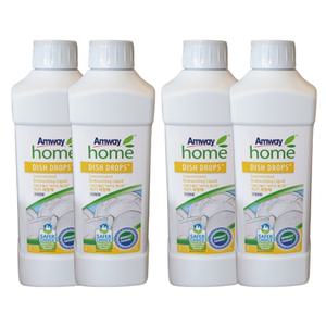 암웨이 주방세제 디쉬 드랍스 바이오퀘스트 식기 세정제 1L 4개