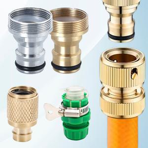 리빙지니 베란다 세면대 수도꼭지 호스 연결 어댑터 커넥터 부품