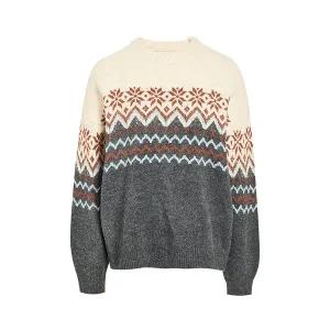 [JJ지고트](신세계 사우스시티)눈꽃 패턴 라운드넥 니트 GPCN1PO581