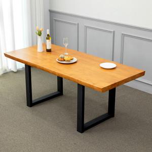 우드랩1800 집성 우드슬랩 테이블 카페 6인 식탁 원목