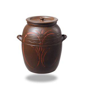 황충길명장 전통예산옹기 쌀독 15kg 쌀 보관 실내 항아리