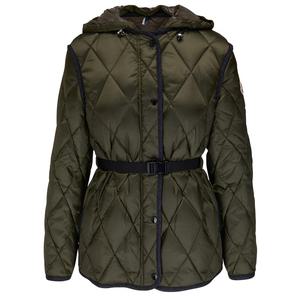 몽클레어 여성 BOURGET 부르제 다이아몬드 퀼팅 패딩 자켓 카키 1A00042 59670 830
