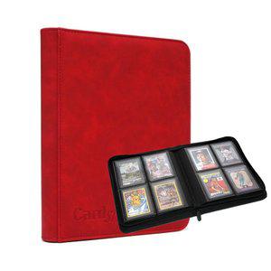 [기타]포카 포토카드 바인더 4포켓 탑로더 앨범 레드 카드쉘 아이돌 포켓몬 유희왕 홀더 P34