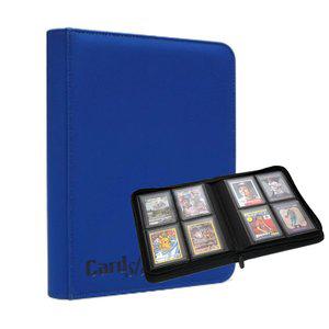 [기타]포카 포토카드 바인더 4포켓 탑로더 앨범 블루 카드쉘 아이돌 포켓몬 유희왕 홀더 P35