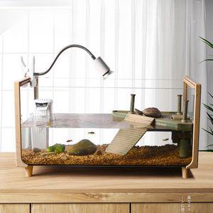 거북이수조 사육 투명 어항 하우스 생태조경 대형 키우기 오픈형 쉼터 생태