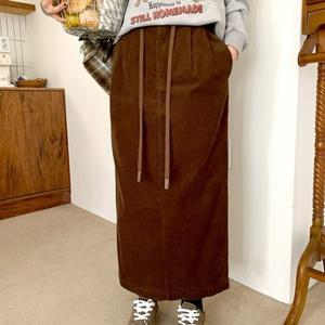 [VY] 여자 겨울 베이직 롱스커트_SK4362
