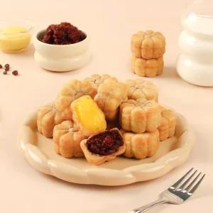 [마녀바스켓] 추억의 간식 용궁에서 온 국화빵 팥500g+슈500g  (총 40개)*