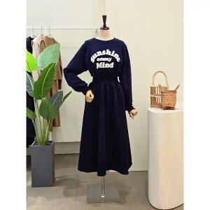 [대구백화점] [4CUS]부클 레터링 밴딩 원피스(24FW4L9OP5047)