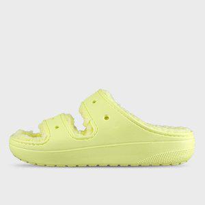 [크록스][2024 FW] 크록스 클래식 코지 여성 겨울 털슬리퍼 사무실 학교 방한 샌들 207446-75U