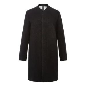 [레노마 옴므]레노마 울 노카라 히든버튼 코트 다크그레이 FMLPBH57A