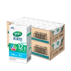 셀렉스 프로틴 음료, 로우슈거 팩, 190ml, 48개