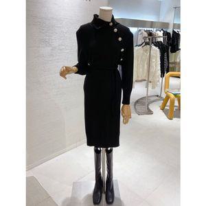 [갤러리아] 사선 터들 니트원피스(GOBOP031F)