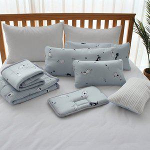 [라인하우스] 유아 푹신푹신 블루캣 매트 베개 세트